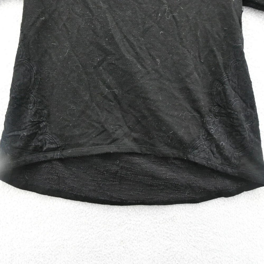 Massini Sweater XL Womens Black Pullover Lightweight Knit Long Sleeve Preppy Top